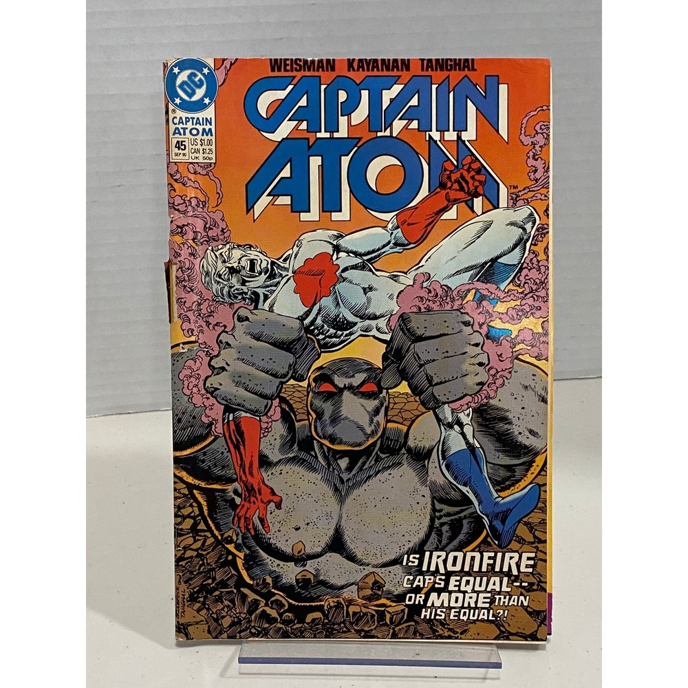 DC Comics Captain Atom Issue 45 Copper Age Ironfire Cover Multi Fair